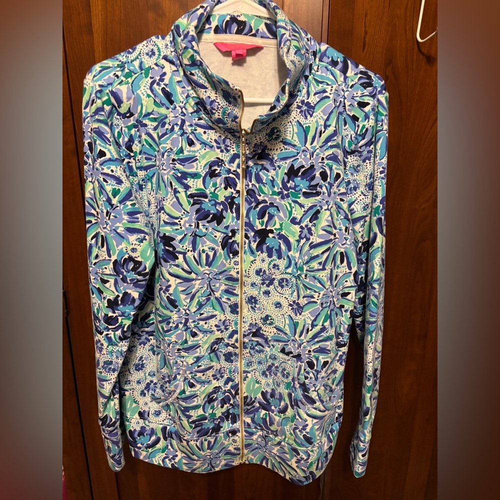 Lilly Pulitzer Jacket - Royal Purple 60 Animals - size L